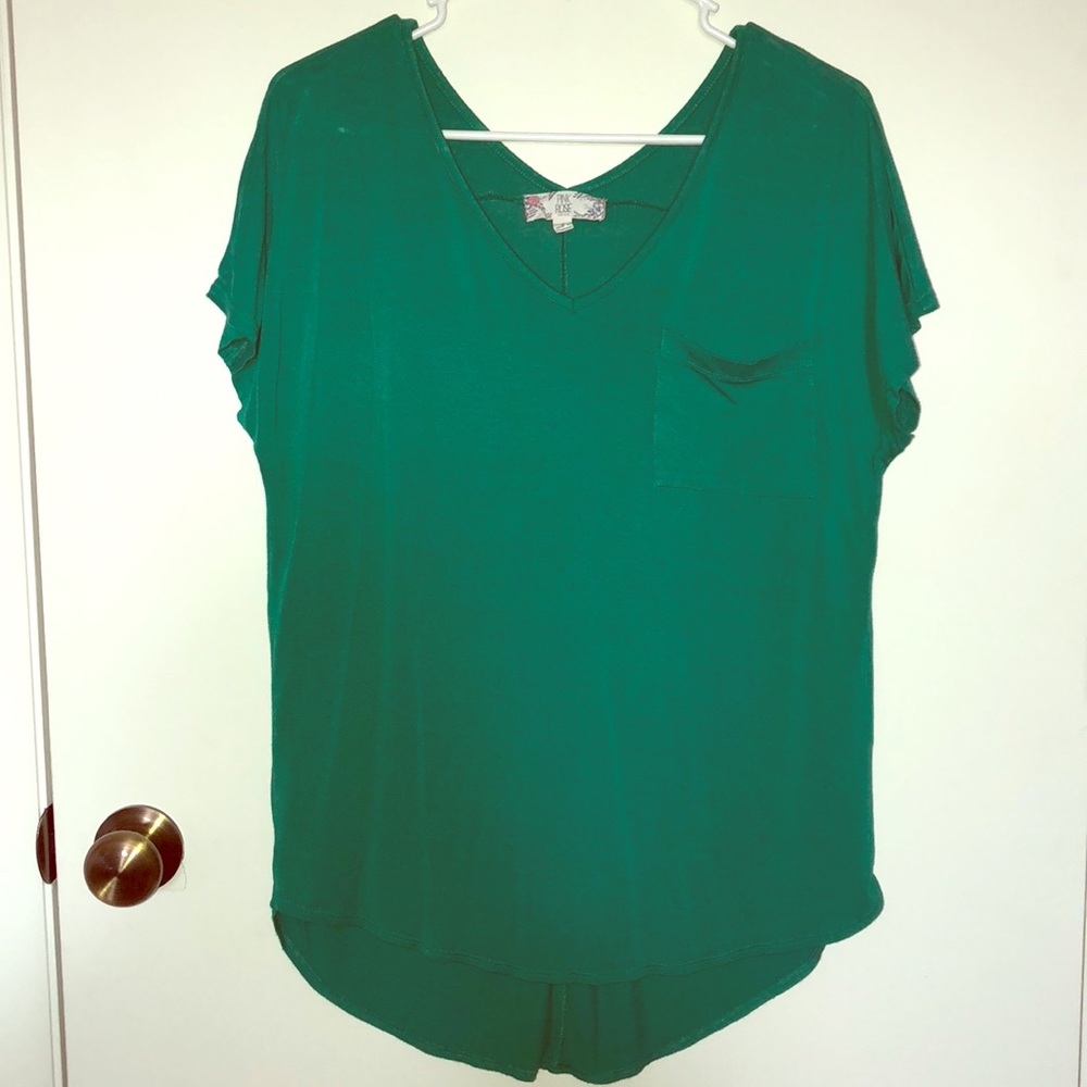 pink rose vintage tee